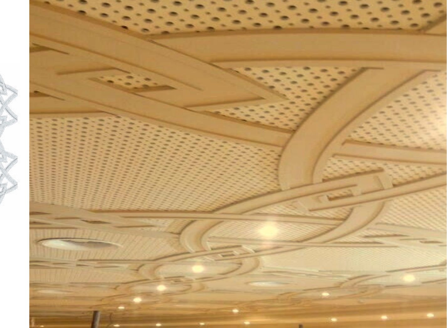 Ornate PU ceiling installation